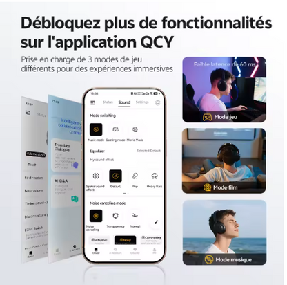 QCY H3S - Plongez dans le son pur!